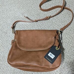 Moda Luxe Tan Crossbody Bag